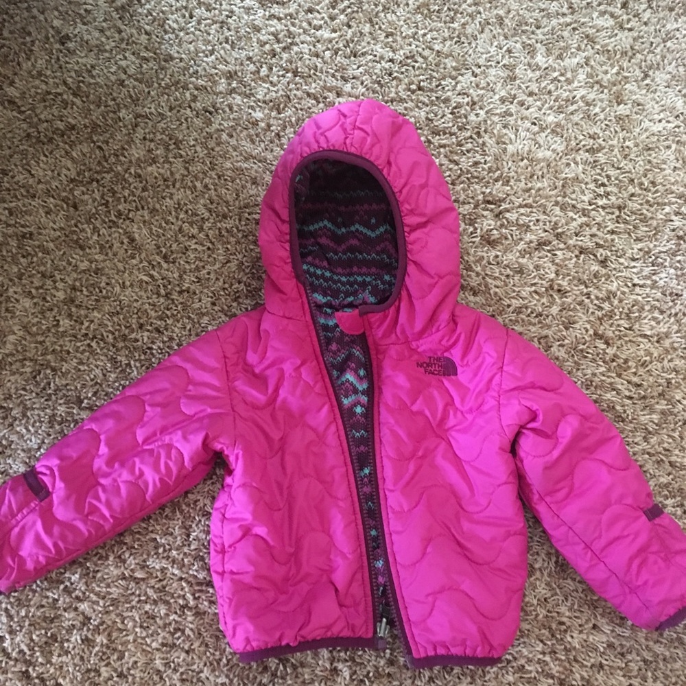 The North Face Reversible Down coat.